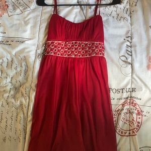 Ruby Rox, M, red dress